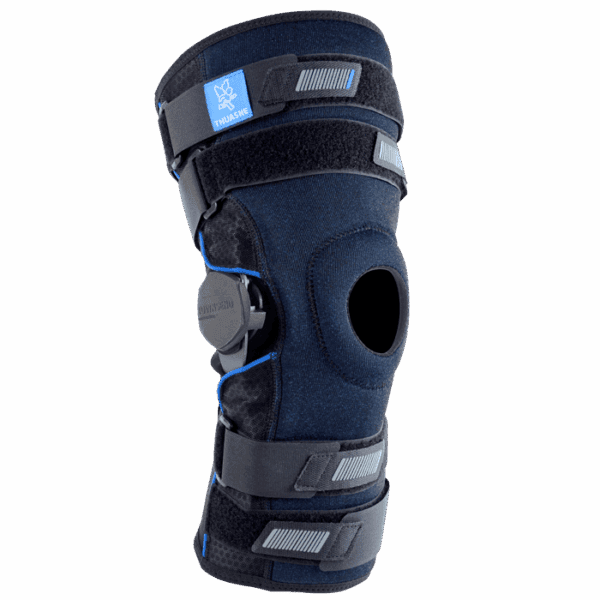 Black knee support for injuries