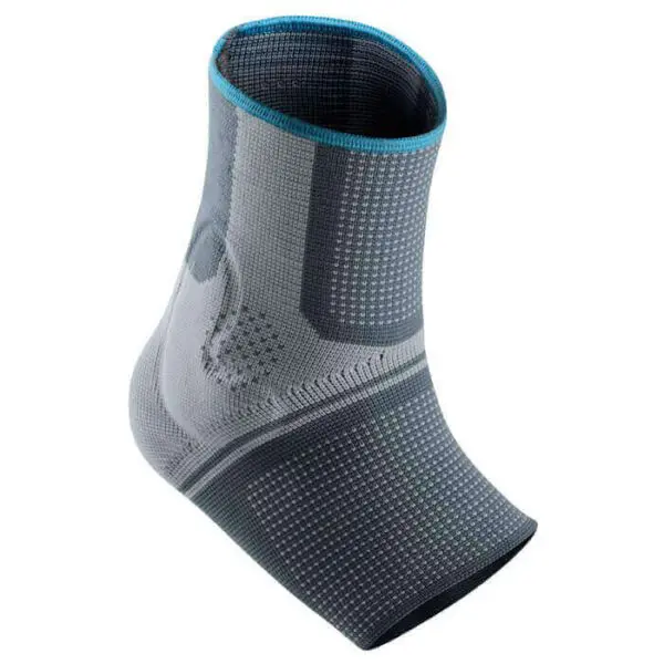Grey compression ankle brace