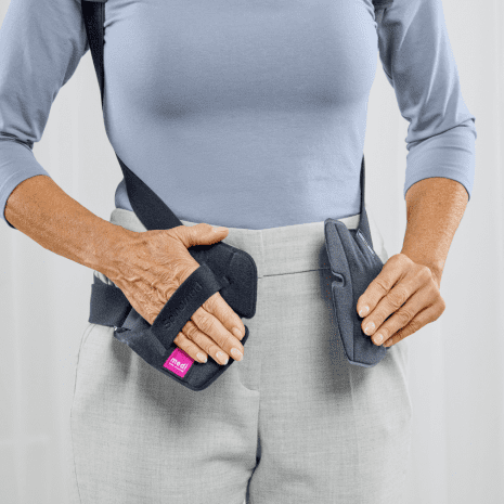 Close-up of orthopedic waist belt