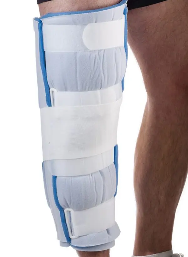 Leg with medical brace support
