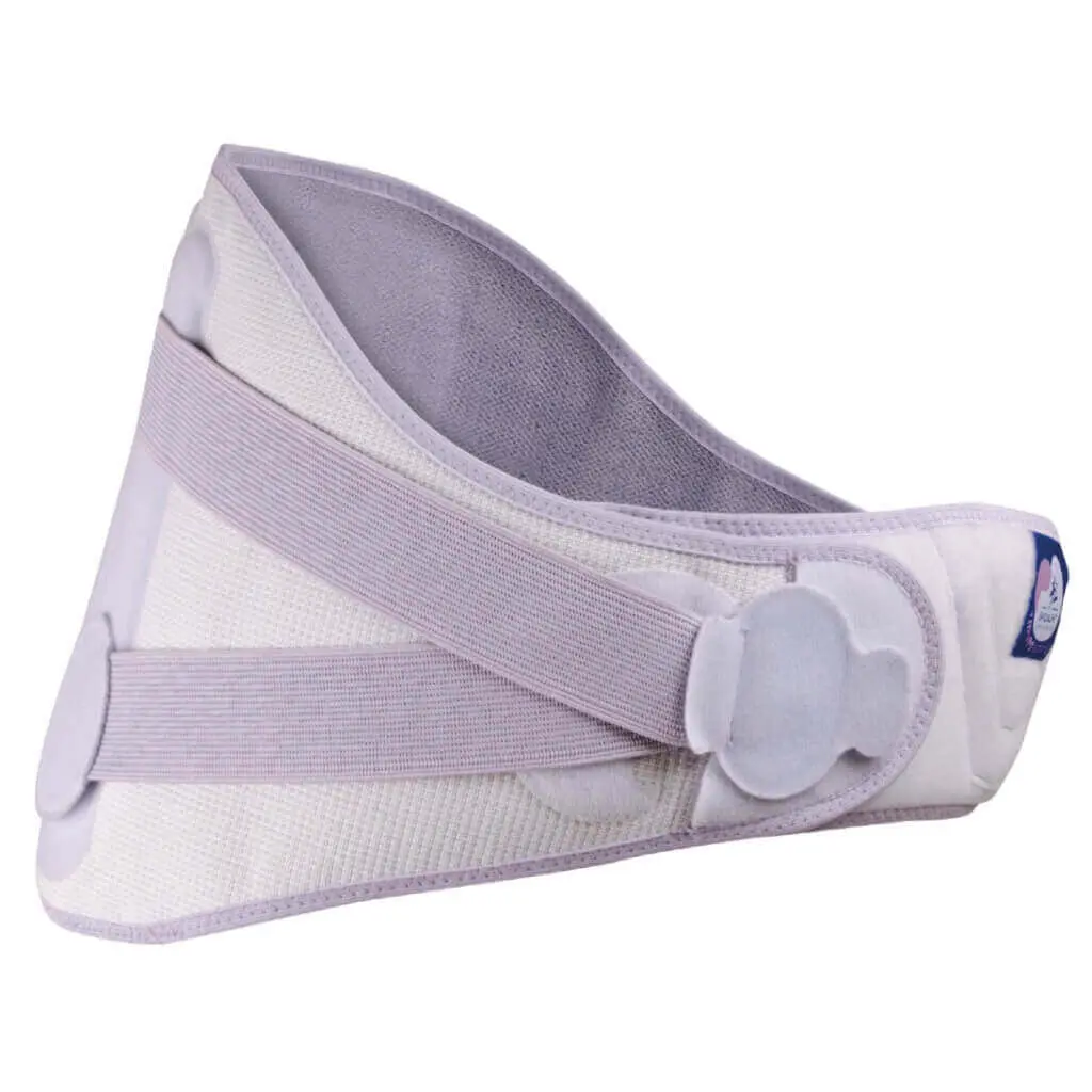 Maternity support belt with adjustable straps