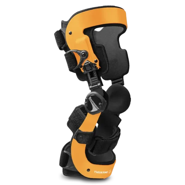 Adjustable orthopedic knee support