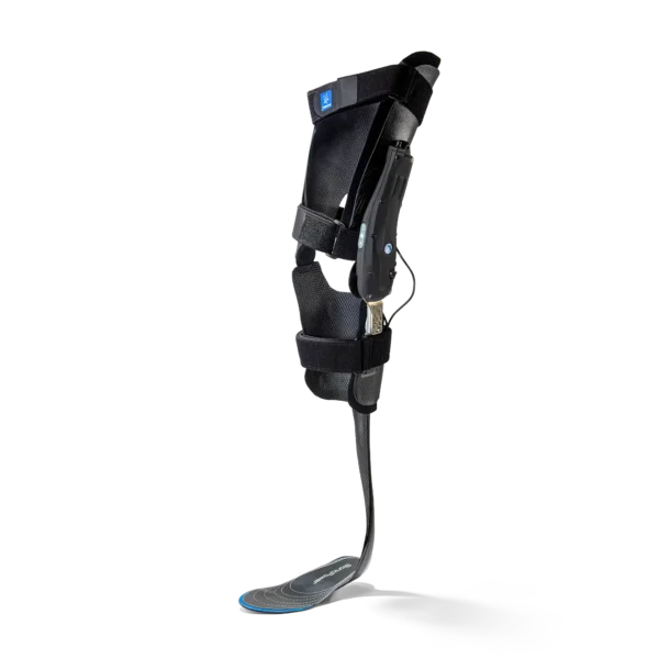 Medical leg support device side view