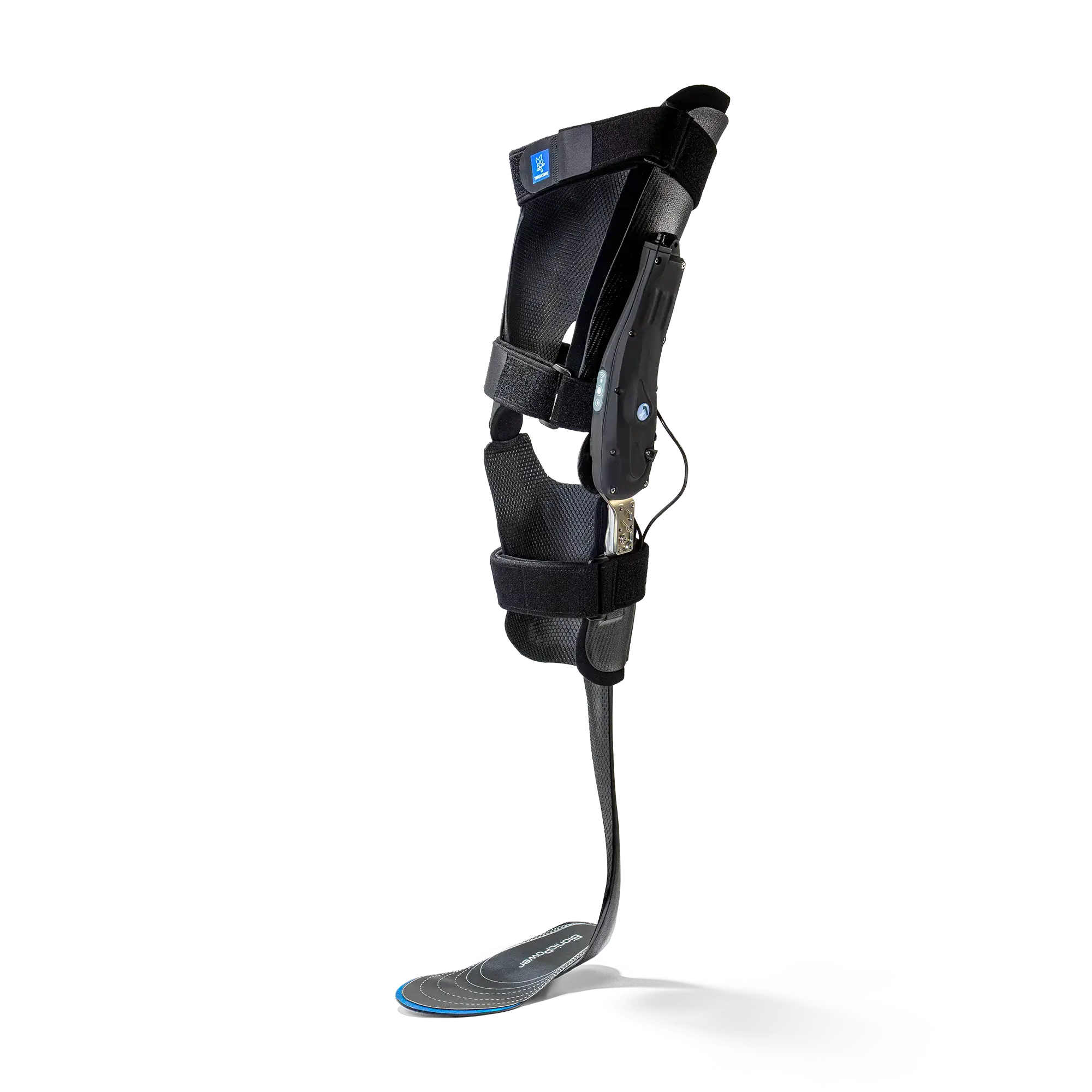 Medical leg support device side view